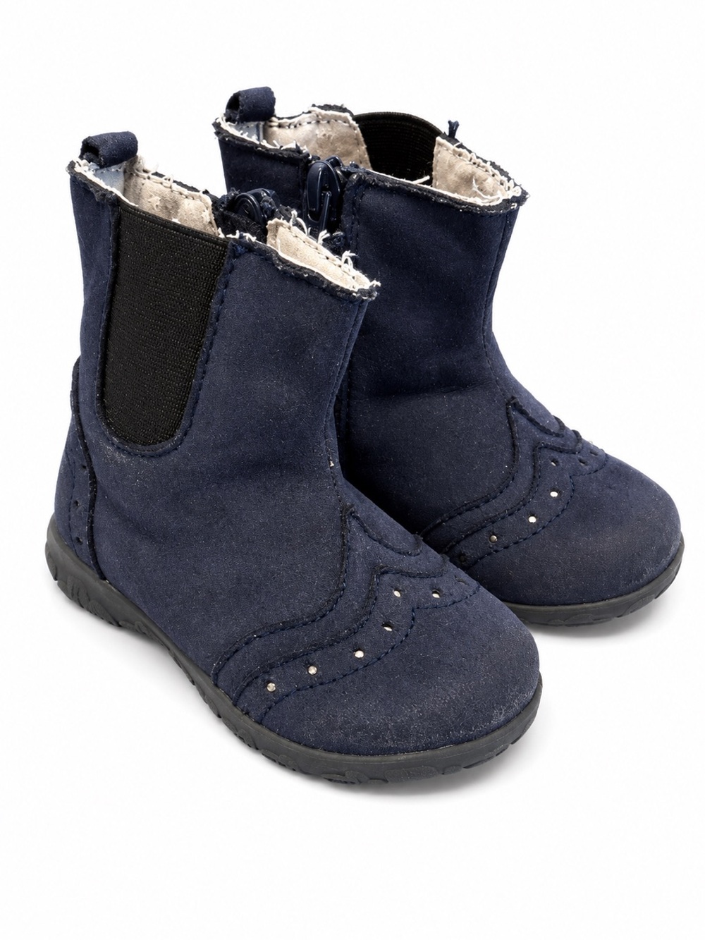 Koala kiss Kids Navy Suede Chelsea Boots